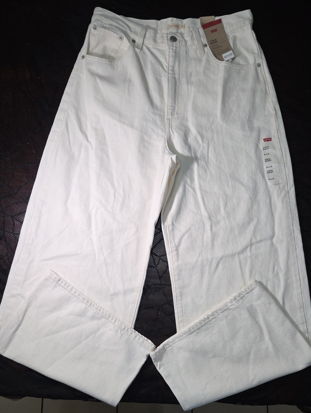 Levi's Women's Cinch Baggy Jeans - Blank Impact 31x31